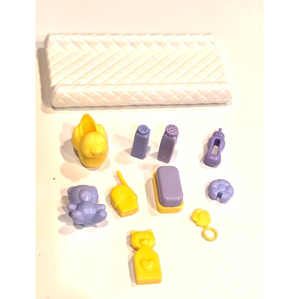 Pregnant Midge Accessories - Mattress TOYS Monitor Rattle and More-11pcs 2002
